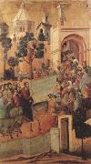 Duccio di Buoninsegna Christ Entering Jerusalem (mk08) oil
